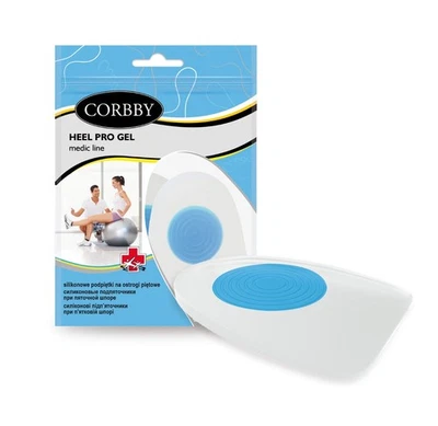 Fersenpolster Ferseneinlage Fersenkeil Schuheinlage Ferse Corbby Heel Pro Gel - Bild 1 von 3