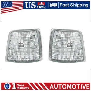 Front Left & Right Side Marker Light Assembly 2x for 1992-1998 Ford F-350-TYC - Picture 1 of 12