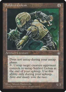 1x Soldevi Golem - LP - Ice Age - SPARROW MAGIC mtg - Picture 1 of 1
