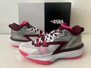 Jordan Zion 1 "Marion" White/Hyper/Pink/Metallic/Silver DA3130-100 Sz 11 - Picture 1 of 6