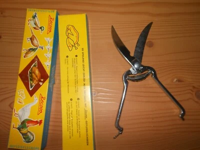 Geflügelschere von Recoso Solingen, Schere, Poultry scissors - Bild 1 von 4