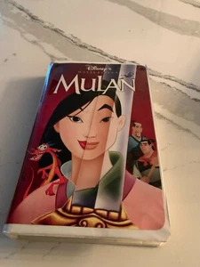 Disney's Mulan VHS Clamshell Walt Disney Masterpiece Collection Children's Movie - Picture 1 of 3