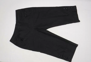 Larry Levine Damengröße 10 Stretch Caprihose anthrazit Taille 31 Zoll  - Bild 1 von 7