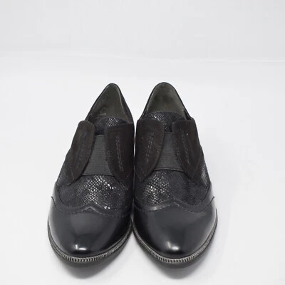Tamaris Mujer Talla 36/US 6 Cuero Negro Puntera Oxford  Foto 1 de 4