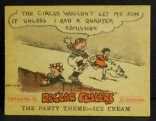 Extremely Rare 1939 Reg'lar Fellers Ice Cream Comic Card #21