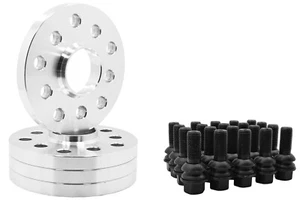 5x130MM 15MM Black Hub Centric Spacer Kit for Porsche Vehicles w/ Factory Wheels - Picture 1 of 11