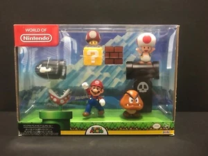 World of Nintendo Acorn Plains Set (Mario, Toad, Goomba, Bullet Bill, ? Block) - Picture 1 of 2