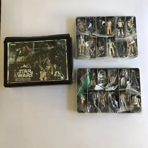 1977-1984 Vintage Star Wars 24 Figuras de Acción COMPLETAS Estuche de Transporte Original - Imagen 1 de 24