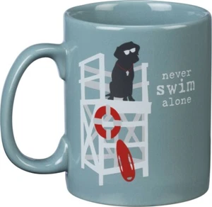 Dog - Never Swim Alone - 20 oz Coffee Mug 39201 - Picture 1 of 1