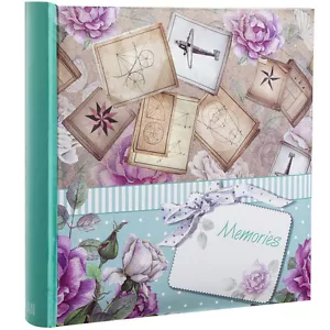 Large Memories Memo Slip In Case Photo Album For 200 Photos 4''x 6''- CL-6806 - Picture 1 of 7