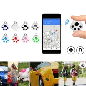 GPS Pet Cat Dog Tracker Mini Anti-Lost Waterproof Bluetooth Locator Accessories - Picture 1 of 20