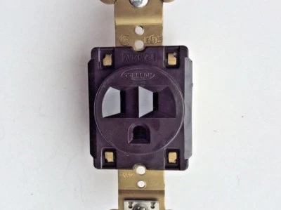 BRYANT 2828-GS RECEPTOR COLGANTE RELOJ 2/P 3 CABLES 15 AMP 125 VOLTIOS Foto 1 de 4