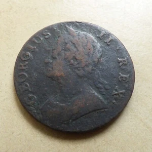 George II Half-Penny 1740 Good Grade (myrefn21624) - Picture 1 of 4
