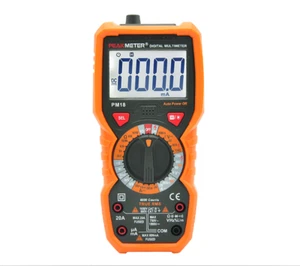 PEAKMETER PM18 TRMS Multimeter Digital AC DC Volt Amp Live Line NCV HFE Tester - Picture 1 of 8