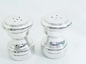 PAIR OF CARTIER STERLING SILVER SALT AND PEPPER SHAKERS - Picture 1 of 5