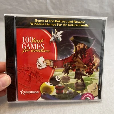 100 Best Games For Windows Cd Rom Win - 95 or higher NEW/FREE SHIPPING!! - Image 1 of 2