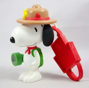 2018 McDonald's Peanuts Snoopy Woodstock Camp Ranger w/Flashlight Toy #2 - Picture 1 of 7