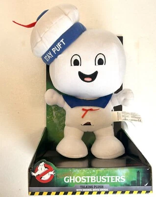Stay Puft Marshmallow Man Classic Ghostbusters Talking Plush Underground HAPPY - Image 1 of 4