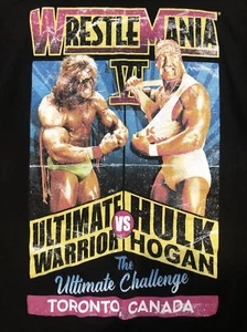WWE Wrestle Mania VI Hulk Cotton T-shirt Size 1XL Tall The Ultimate 0230 - Picture 1 of 4