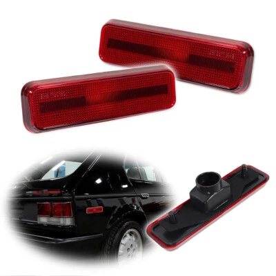 Juego de luces de estacionamiento de lentes traseras rojas para camioneta Dodge Chrysler Plymouth Foto 1 de 4