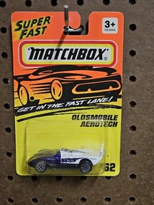 1993 Matchbox Super Fast #62 Oldsmobile Aerotech Name Missing On Car - Picture 1 of 2