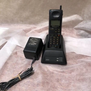 Vintage mobile phone IDO NEC made black early mobile type HICAP - Picture 1 of 6