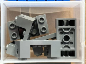 LEGO Parts - Técnica Gris Azulado Oscuro, Ladrillo 2 x 4 Agujeros de Eje - No 67446 - Cantidad 5 - Imagen 1 de 1