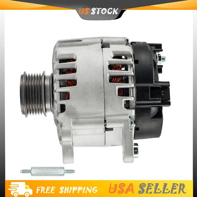 Alternator for VW Jetta GTI Golf Passat Audi A3 TT TTS 2005 2006 2007 2008 09-13 - Image 1 of 4