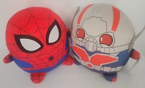 Marvel  Mattel Spiderman Cuutopia Ant Man 10 inch Squishy Lot of 2 - Picture 1 of 11