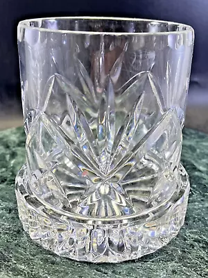 Vintage Cut Crystal  Hurricane  Candle Holder Pineapple Top And X’s  2 pieces - Image 1 of 4