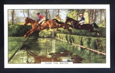 Gallaher Racing Scenes (1938) Over the water No. 38 - Image 1 of 2