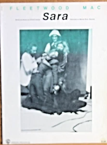 FLEETWOOD MAC SHEET MUSIC: "SARA" -WORDS & MUSIC BY STEVIE NICKS- 70s ROCK -NICE - Picture 1 of 5