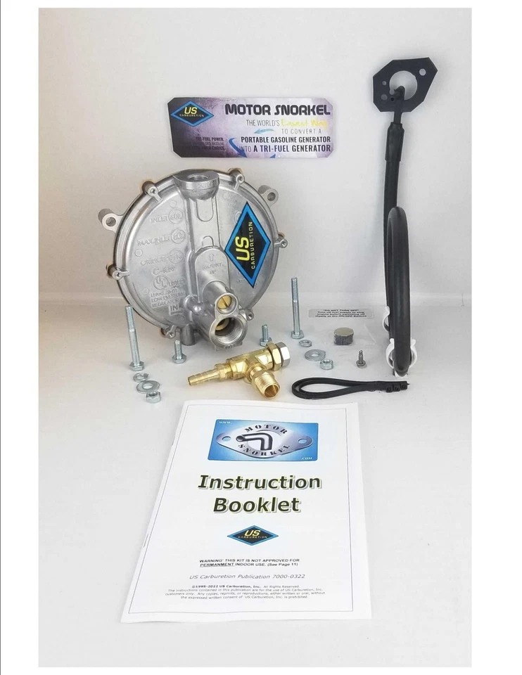 Yamaha EF2200i Propane LP Natural Gas Generators Tri-Fuel Conversion Kit  - Image 1 of 4