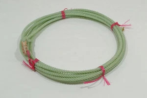 Rope - Kid's - 5/16" x 20' - Green - Waxed Nylon (E458) - Picture 1 of 1