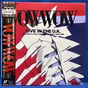 VOW WOW Live In The U.K. UK Japan LD Laserdisc FV048-1025 Neil Murray - Picture 1 of 6
