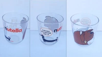 VERRE GOBELET PUB  " NUTELLA"   DESSIN ANIME COMME DES BETES PETS DUKE ET BUDDY - Photo 1/4