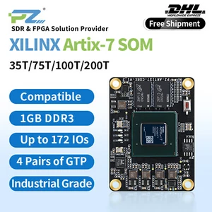 Puzhi AMD SoM FPGA Core Board Xilinx A7 35T 75T 100T 200T Industrial Grade 1GB - Picture 1 of 13
