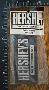 Hershey Bar Chocolate Town Embroidered Emblems Vintage NOS Patch - Picture 1 of 1