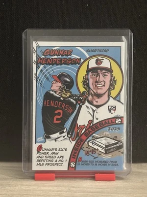 2023 Topps Archives '79 Topps Comic #79TC4 Gunnar Henderson Rookie Orioles - Image 1 of 2