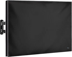 Garnetics Outdoor TV Cover 90 Inch – Waterproof, 86 - 90 HQ, Black  - Picture 1 of 7