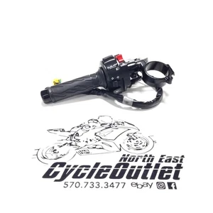 2025 11-25 SUZUKI GSXR600 GSXR750 OEM LEFT CLIP ON CLIPON HANDLEBAR W SWITCHES - Imagen 1 de 15