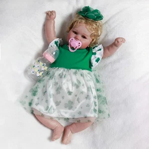20in Reborn Baby Dolls Vinyl Silicone Realistic Newborn Toddler Girl Doll Gifts - Picture 1 of 7