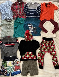 Huge Boys 13 PC  Size 4 4T 4/5 Clothing Bundle Lot Fall  - Picture 1 of 7