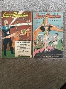 Super Magician Comics Volume 4 #10 & #11 February &March 1946 Lot of 2 - Picture 1 of 20