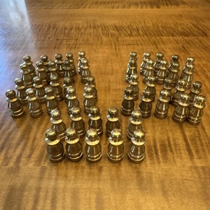 50 1” Brass Finials for Lamp Shades or Crafts by National Artcraft - Picture 1 of 6