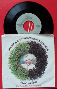 Elmo & Patsy...Grandma Got Run Over By A Reindeer...45 RPM Pic Sleeve 1984 - Picture 1 of 2