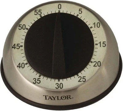 RA14276 Mechanical Stainless Steel Timer for School, Learning, Projects, and ... - Image 1 of 2