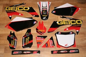 HONDA CRF 250 CRF250 CRF250R DECALS GRAPHICS STICKER KIT 2006 2007 - Picture 1 of 6