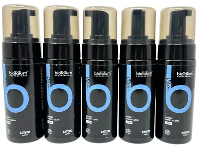 (33,31€/L)5x bioTaTUM UNISEX Smart Clean TATTOO Foam Schaum - INKgrafiX® vegan