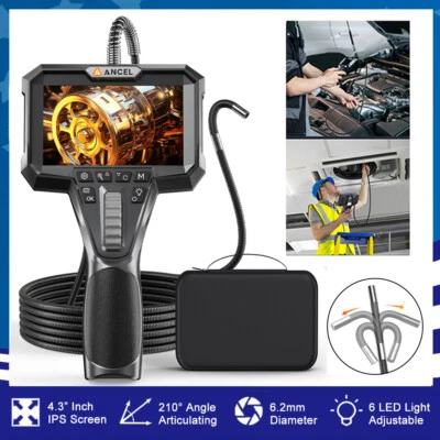 Endoskopkamera mit 6 Licht Drehbar Endoskopkamera Endoskop 4.3" LCD-Bildschirm - Bild 1 von 4